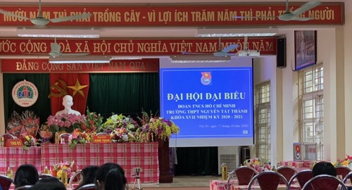 ĐẠI HỘI ĐẠI BIỂU ĐOÀN TNCS HỒ CHÍ MINH TRƯỜNG THPT NGUYỄN TẤT THÀNH, LẦN THỨ XVII, NHIỆM KỲ 2020 - 2021